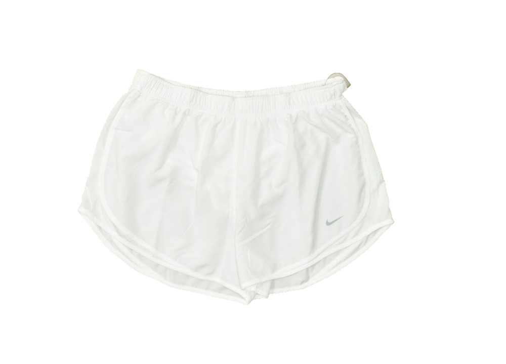 Nike Dri-Fit Womens Athletic Running Shorts White Size XL NEW 831558-100